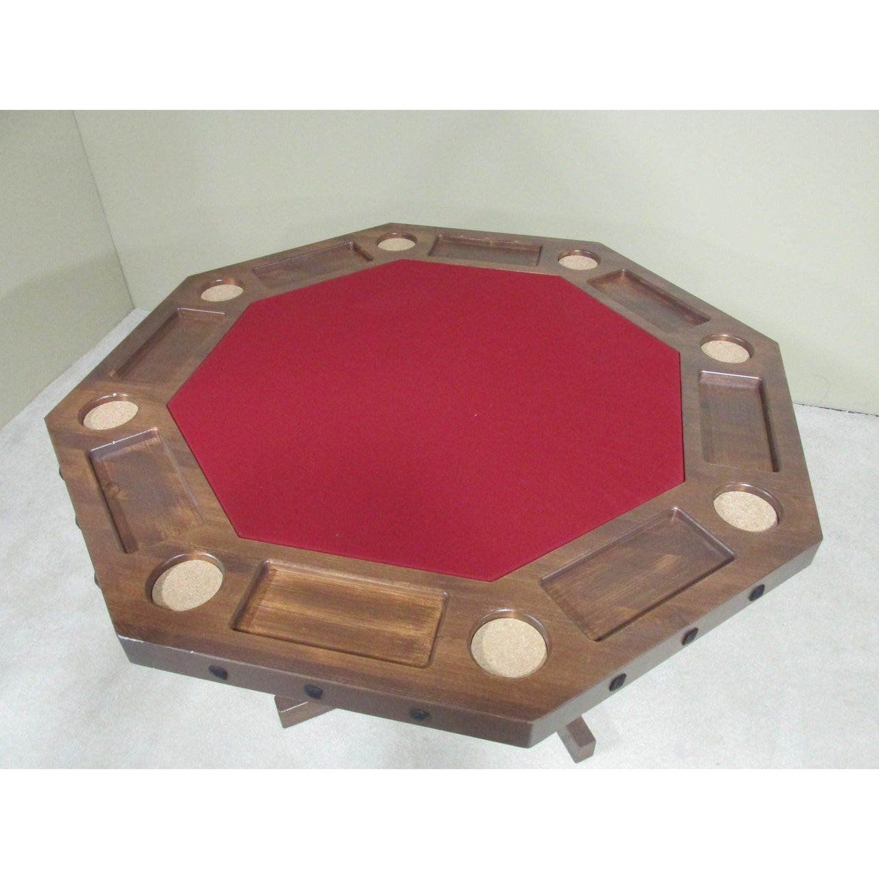 Convertible Poker & Dining Table Barnwood by Viking Log Furniture-AMERICANA-POKER-TABLES