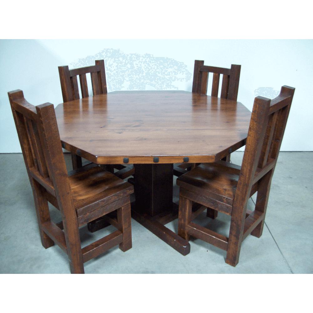 Convertible Poker & Dining Table Barnwood by Viking Log Furniture-AMERICANA-POKER-TABLES