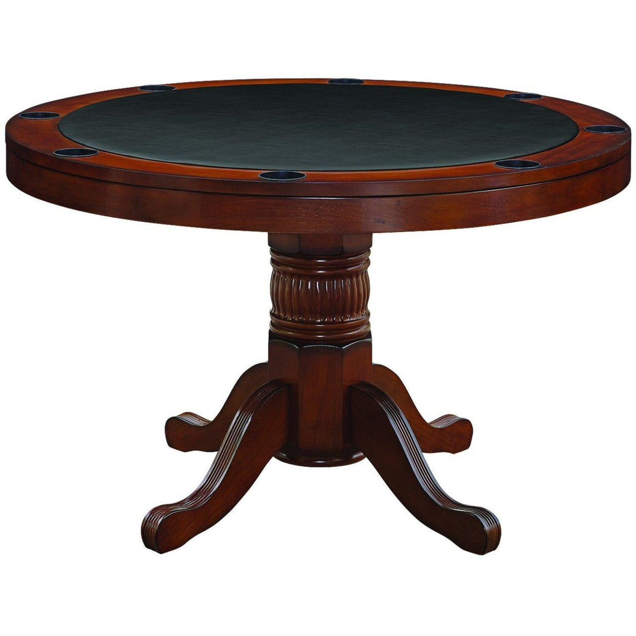 Convertible Round Poker & Dining Table with Convenient Storage, 48'', by RAM Game Room-AMERICANA-POKER-TABLES