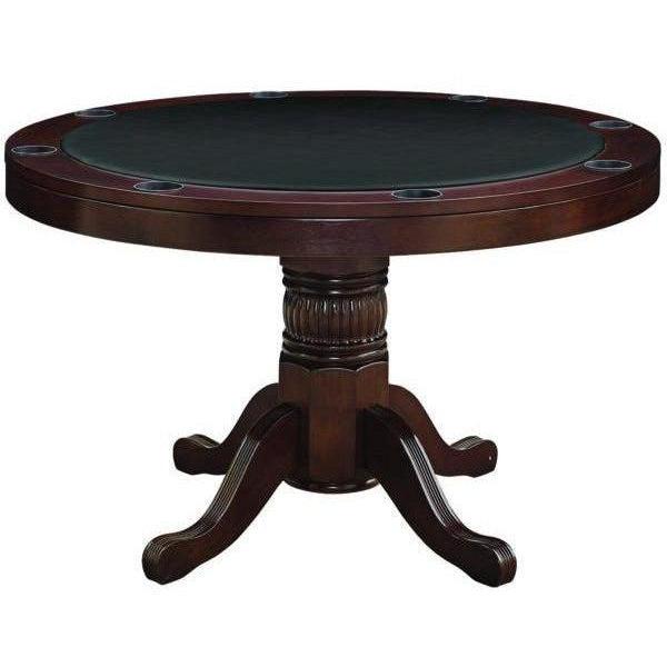 Convertible Round Poker & Dining Table with Convenient Storage, 48'', by RAM Game Room-AMERICANA-POKER-TABLES