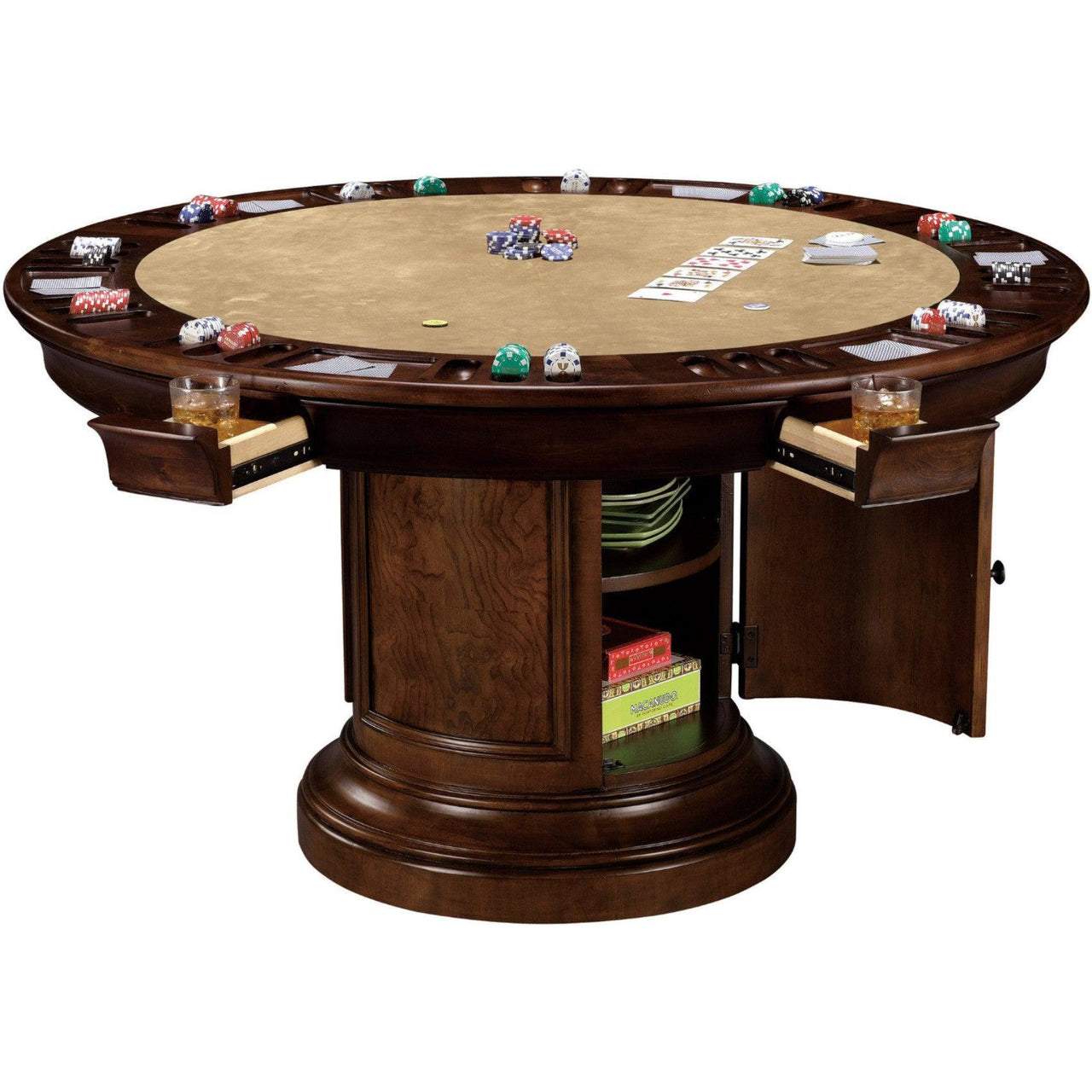 Howard Miller Ithaca poker and dining table, convertible-AMERICANA-POKER-TABLES