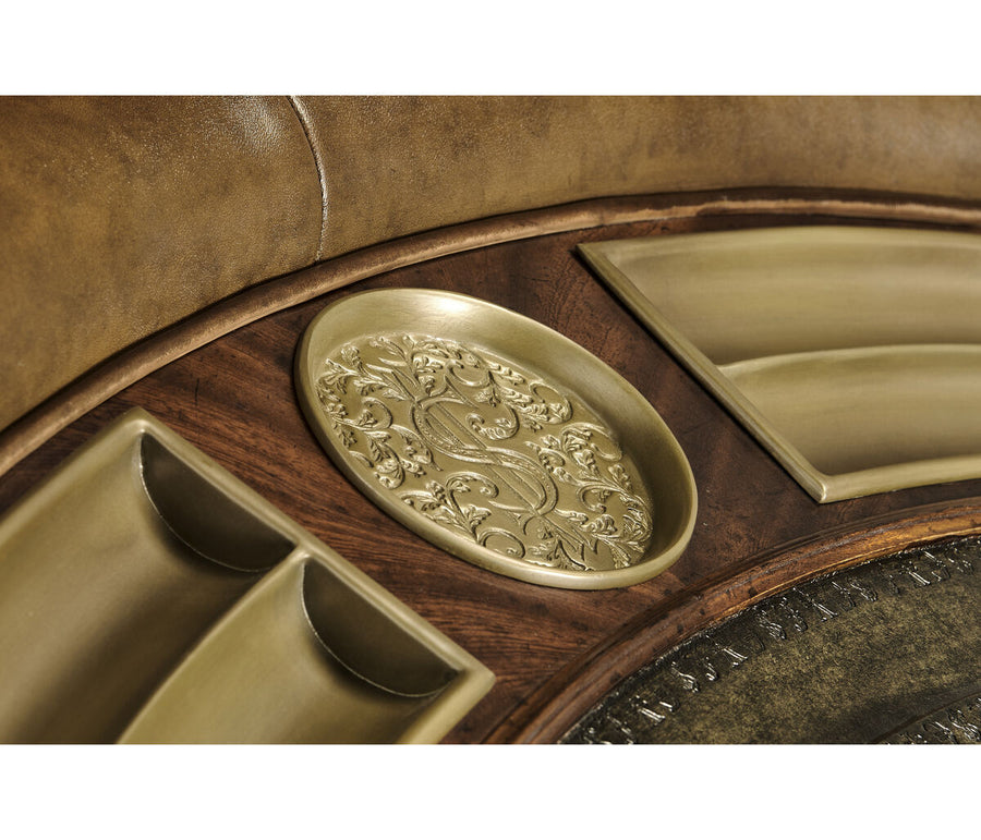Poker Dining Table Windsor, Oval, 10-Person, 94", Mahogany