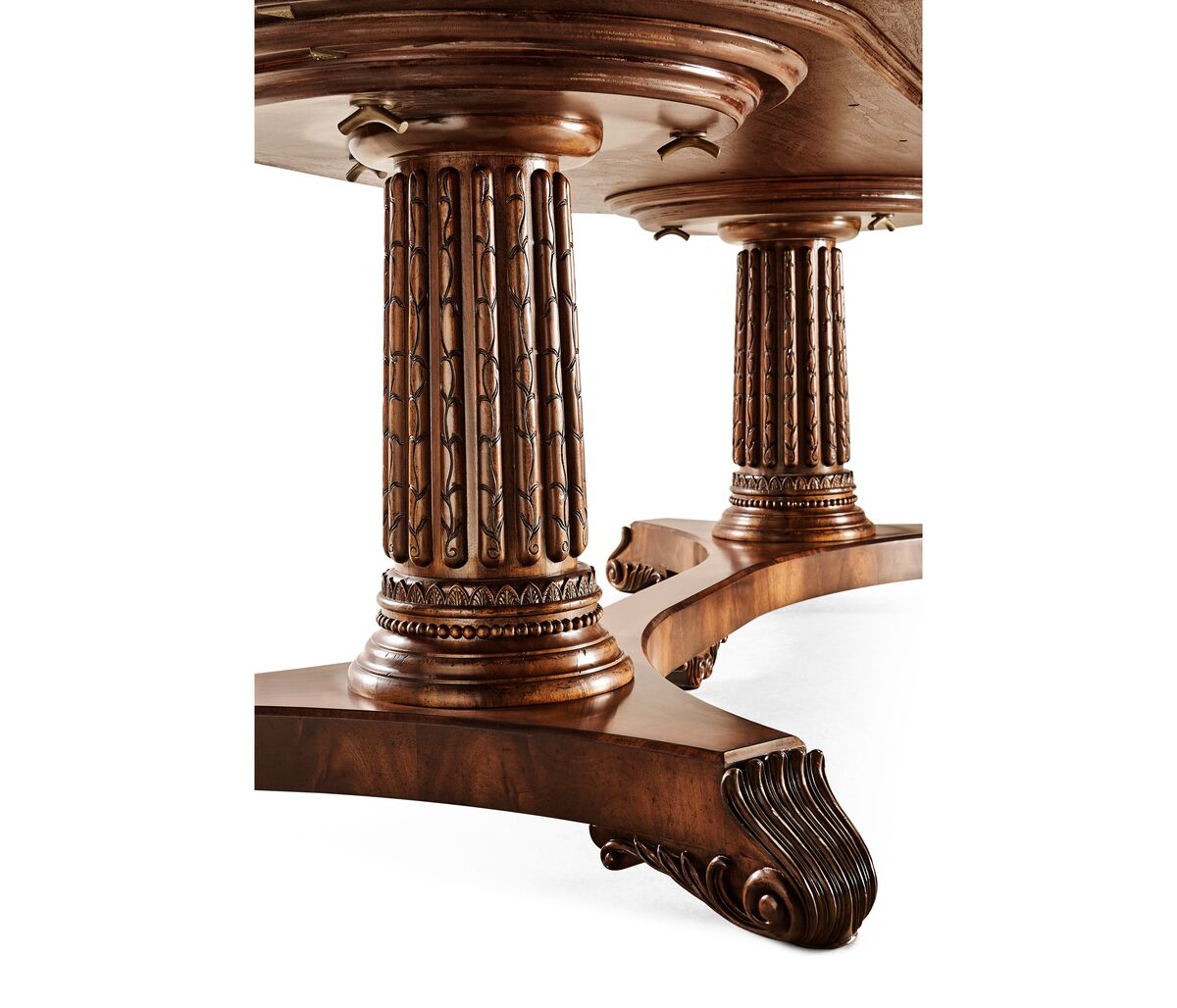 Poker Dining Table Windsor, Oval, 10-Person, 94", Mahogany