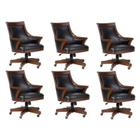 Thumbnail for Set of Six (6) or Eight (8) Bonavista Cushioned Chairs by Howard Miller-AMERICANA-POKER-TABLES