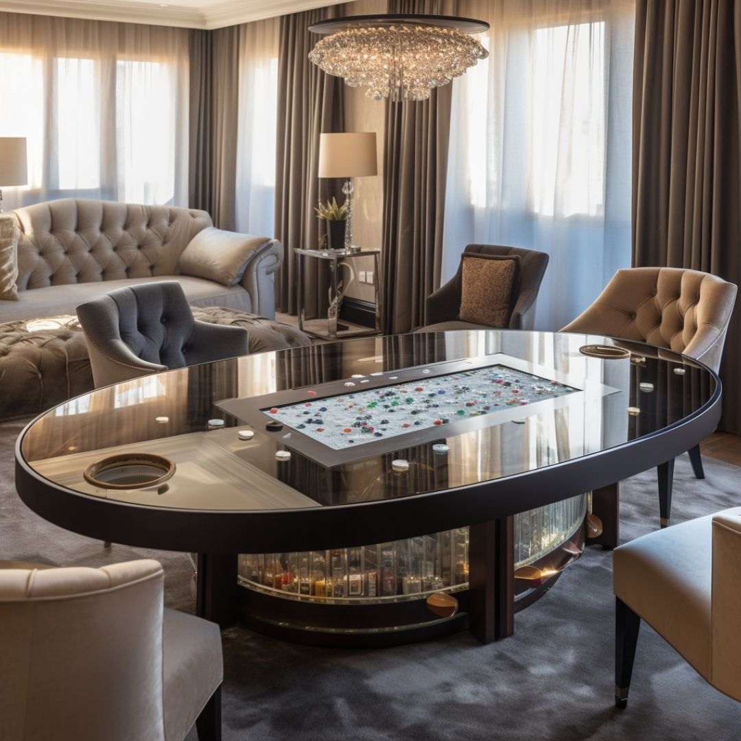 Poker Table Dimensions Essential Measurements for Game Room Setup