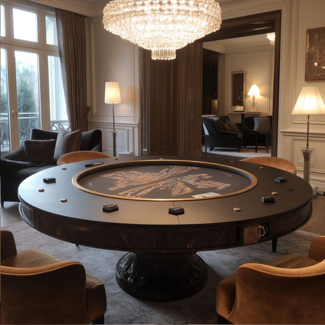 Round Poker Table Topper: Enhance Your Game Night Experience