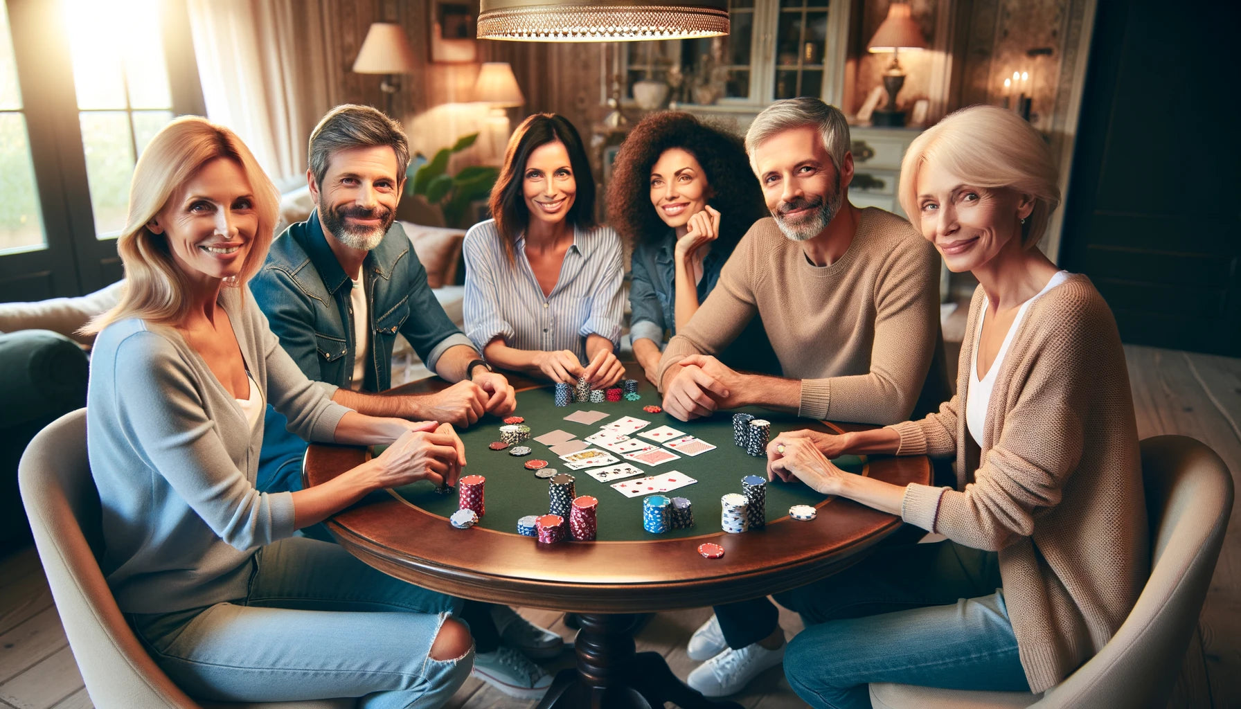How do you host a poker night with friends