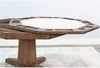 Poker Dining Table Sahara, Octagonal, 54", 8-Person, Light Brown