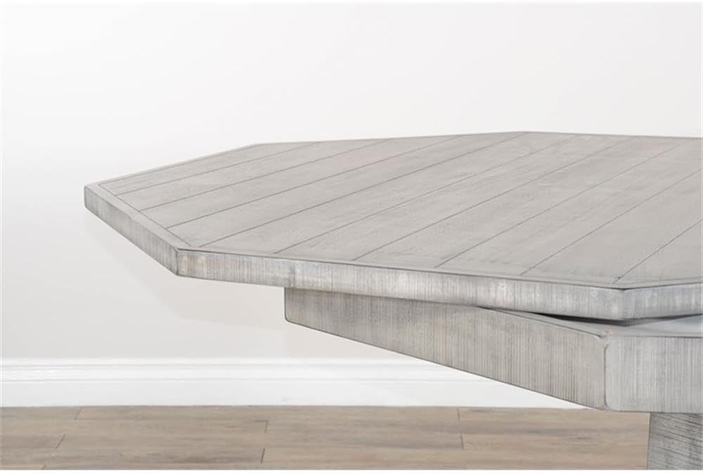 Poker Dining Table Sahara, Octagonal, 54", 8-Person, Gray