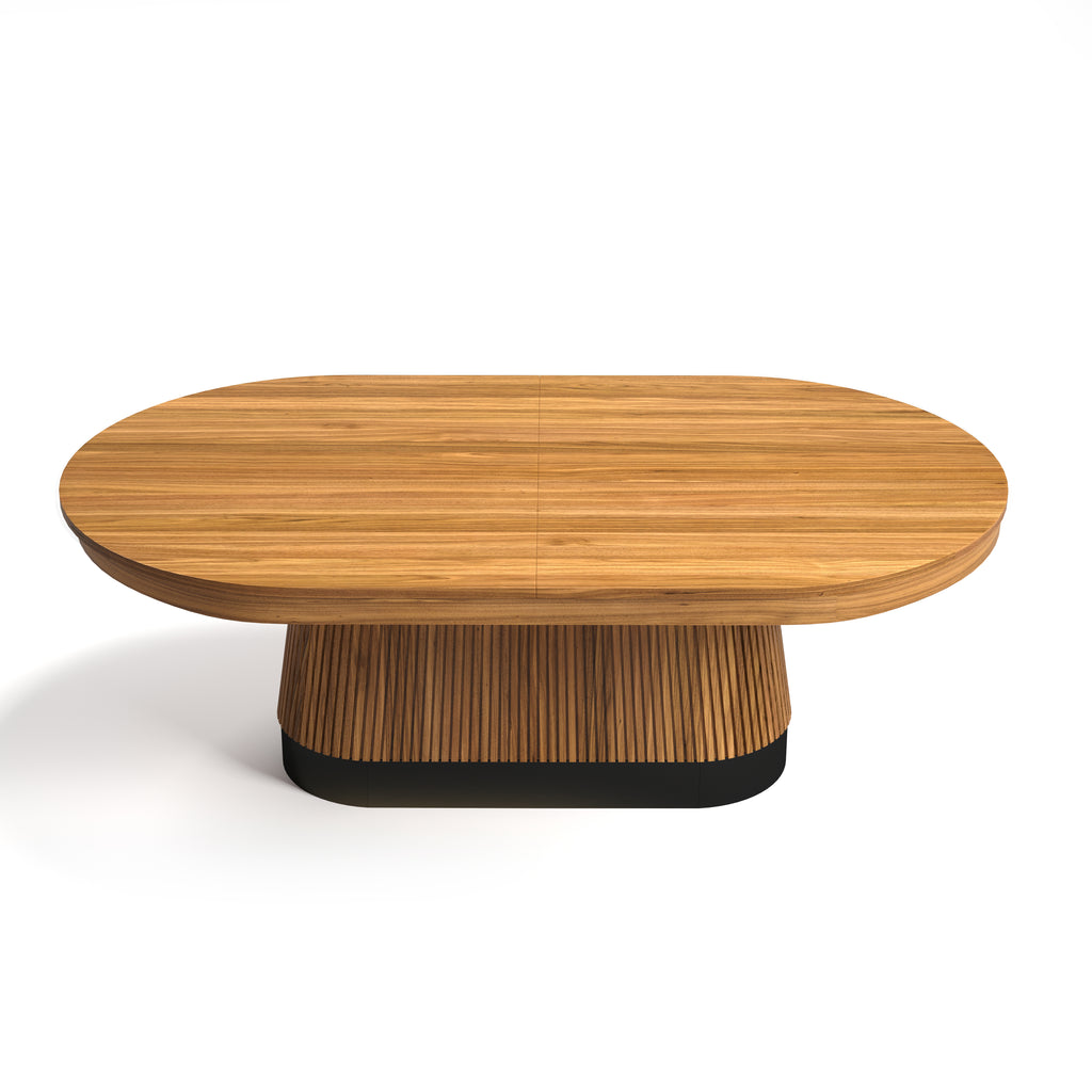 Poker Dining Table Elite Turn, Oval, 84", 6-Person, Walnut