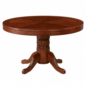 Poker Dining Table Valetta, Round, 8-person, 48" - English Tudor