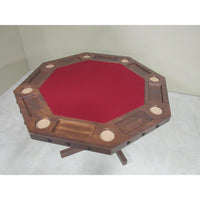 Thumbnail for Convertible Poker & Dining Table Barnwood by Viking Log Furniture-AMERICANA-POKER-TABLES