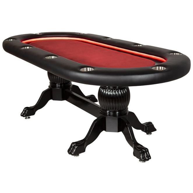 Convertible Poker & Dining Table Elite Alpha (LED)-AMERICANA-POKER-TABLES