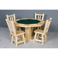 Thumbnail for Convertible Poker & Dining Table Northwoods Log by Viking Log Furniture-AMERICANA-POKER-TABLES