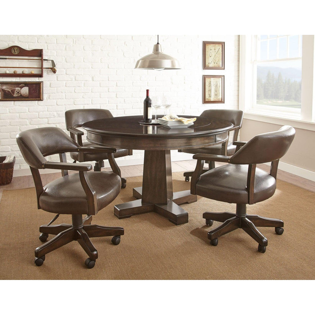 Poker Dining Table Rubikon, Round, 52'', 6-person