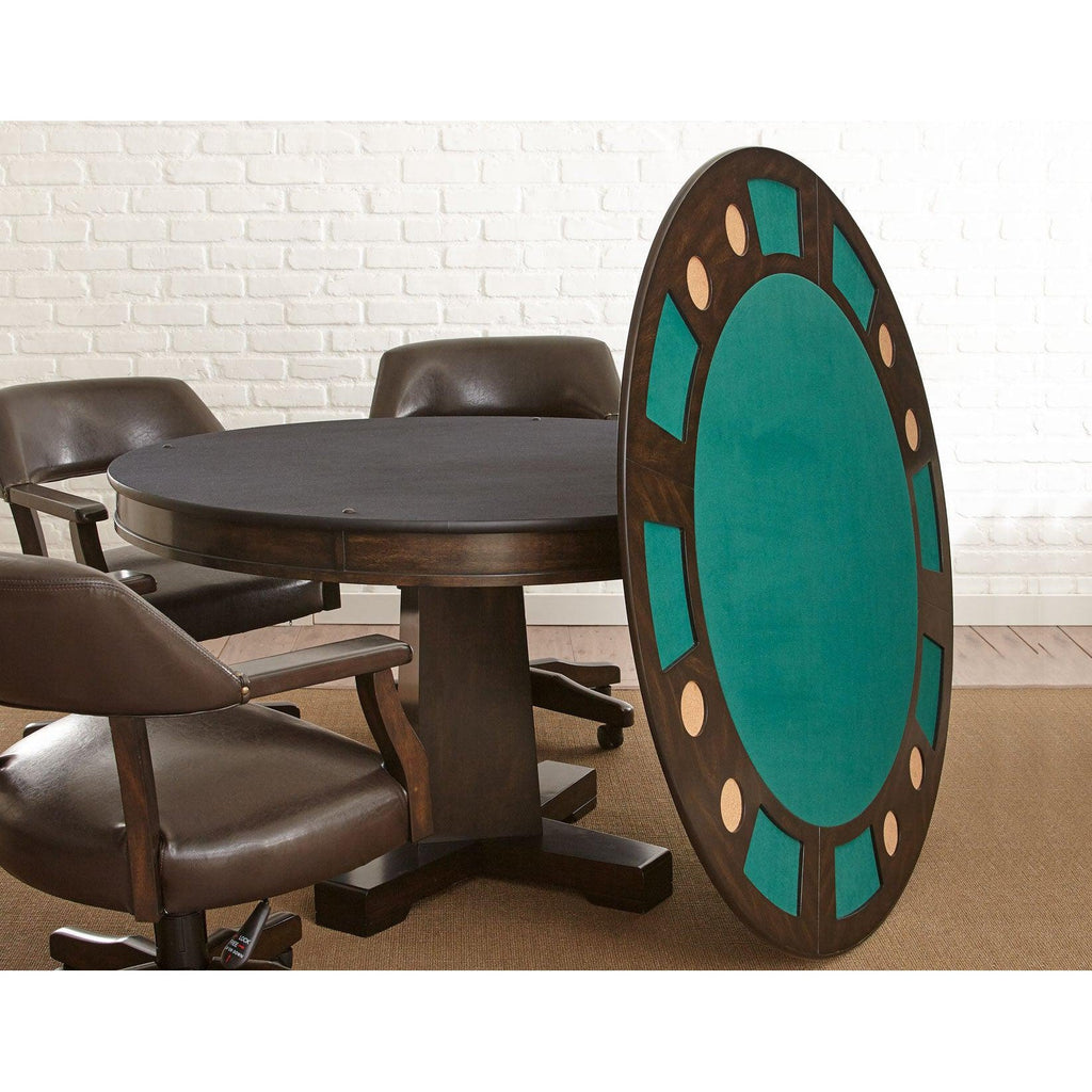 Poker Dining Table Rubikon, Round, 52'', 6-person