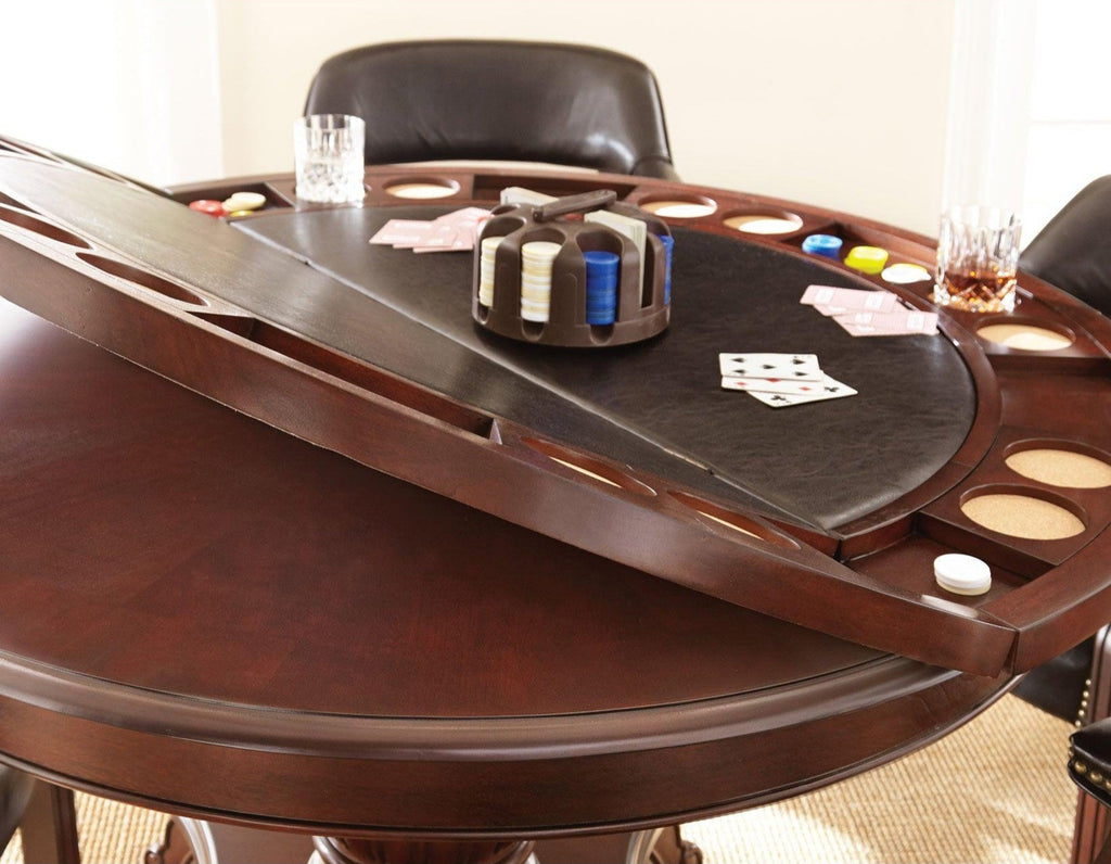 Poker Dining Table Mirage, Round, 52'', 6-person