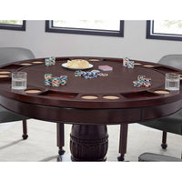 Thumbnail for Convertible Poker Table Set Tournament in Gray with matching Chairs-AMERICANA-POKER-TABLES