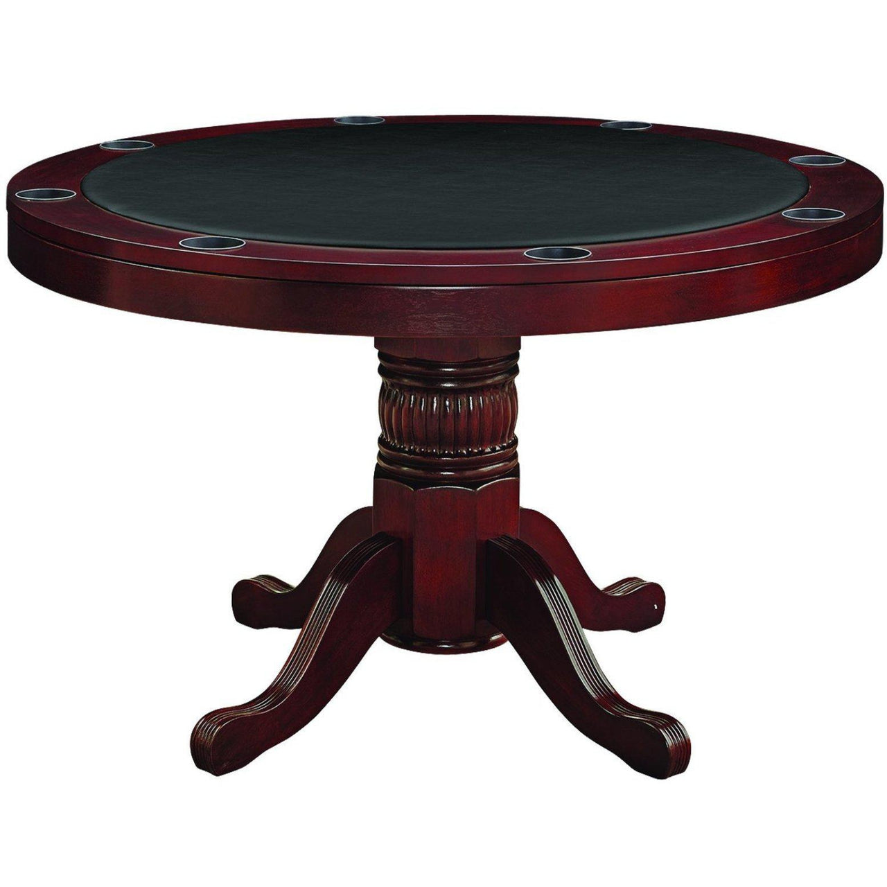 Convertible Round Poker & Dining Table with Convenient Storage, 48'', by RAM Game Room-AMERICANA-POKER-TABLES