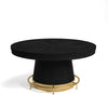 Poker Dining Table Regent, Round, 60", 6-Person, Black
