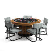 Poker Dining Table Regent, Round, 60", 6-Person, Walnut