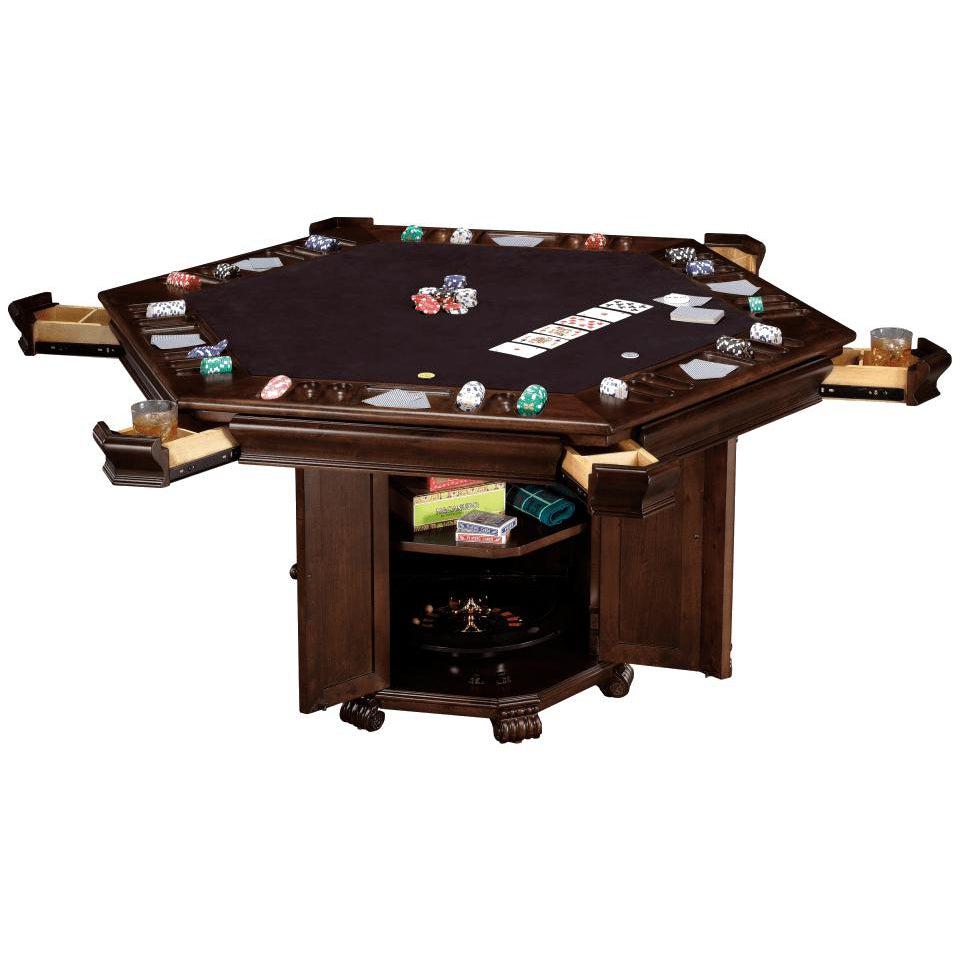 Howard Miller Niagara Poker Game and Dining Table, Convertible-AMERICANA-POKER-TABLES
