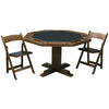 Octagonal Poker Table, 8-person, Maple, Pedestal Base, by Kestell
