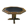 Poker Dining Table Oakerton, Octagonal, 57", 8-person, Oak - Pecan