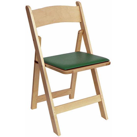 Poker Chair Set of 4 or 6 Maple Kestell Folding Chairs