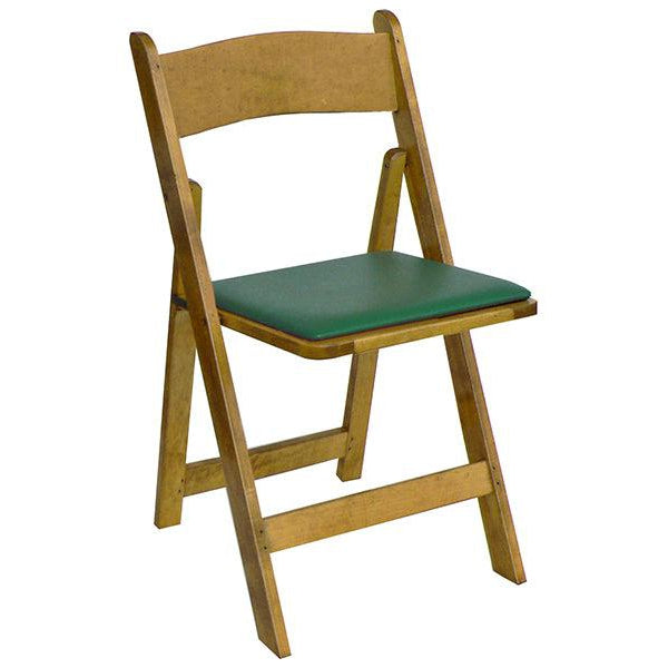 Poker Chair Set of 4 or 6 Oak Kestell Folding Chairs