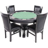 Poker & Dining Table Set Nighthawk with matching chairs by BBO