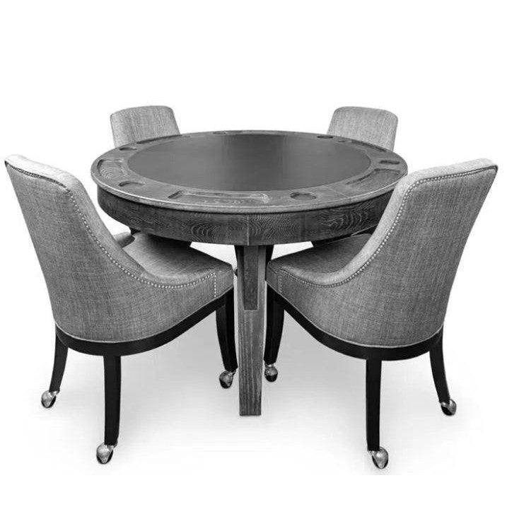 Poker Dining Table Tyler, Round, 54", 6-Person