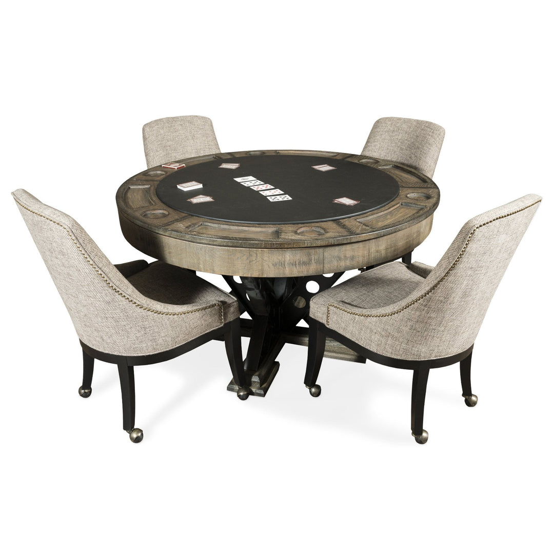 Poker Dining Table Vienna, Round, 54", 6-Person