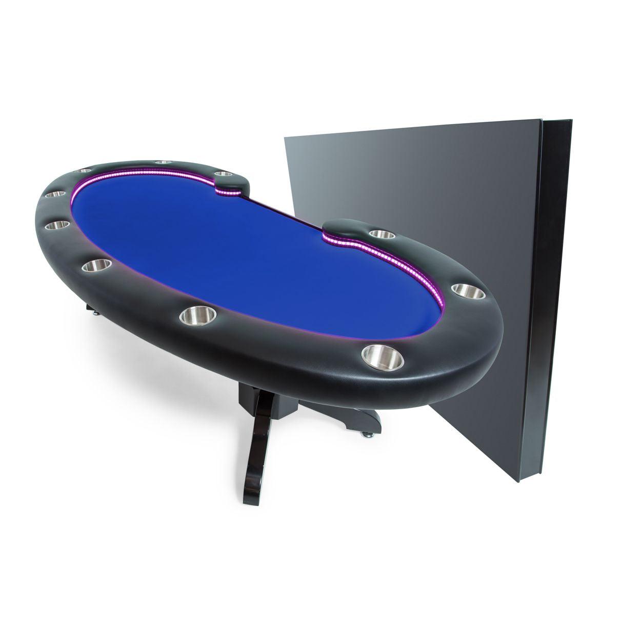 Poker Table With LED Lights – The Lumen HD by BBO-AMERICANA-POKER-TABLES