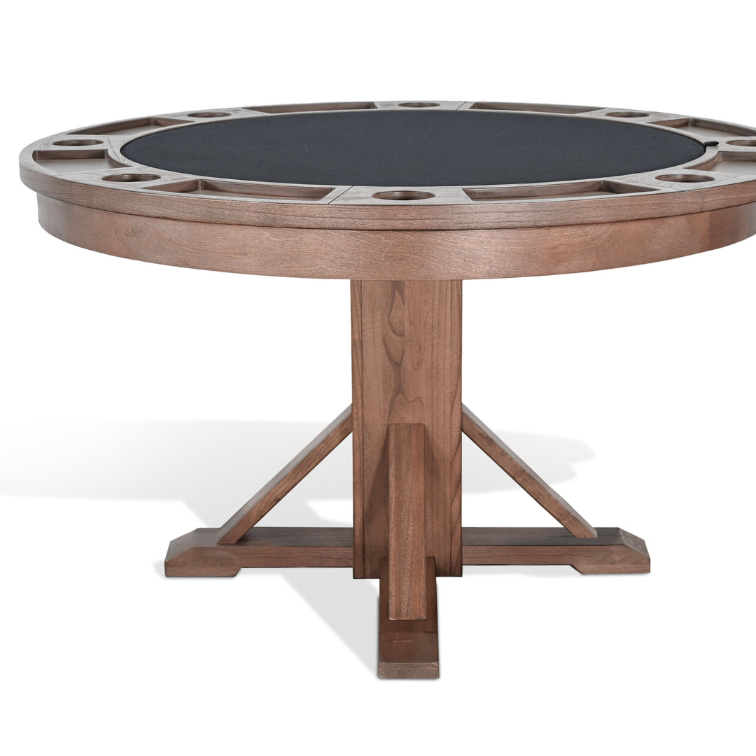 Poker Dining Table Evergreen, Round, 54", 6-Person