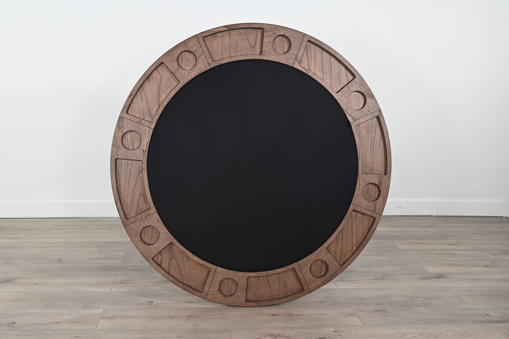 Poker Dining Table Evergreen, Round, 54", 6-Person