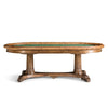 Poker Table Kensington, Oval, 10-Person, 94", Mahogany (light)