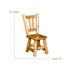 Poker Chair Ponderosa - Honey Pine Finish