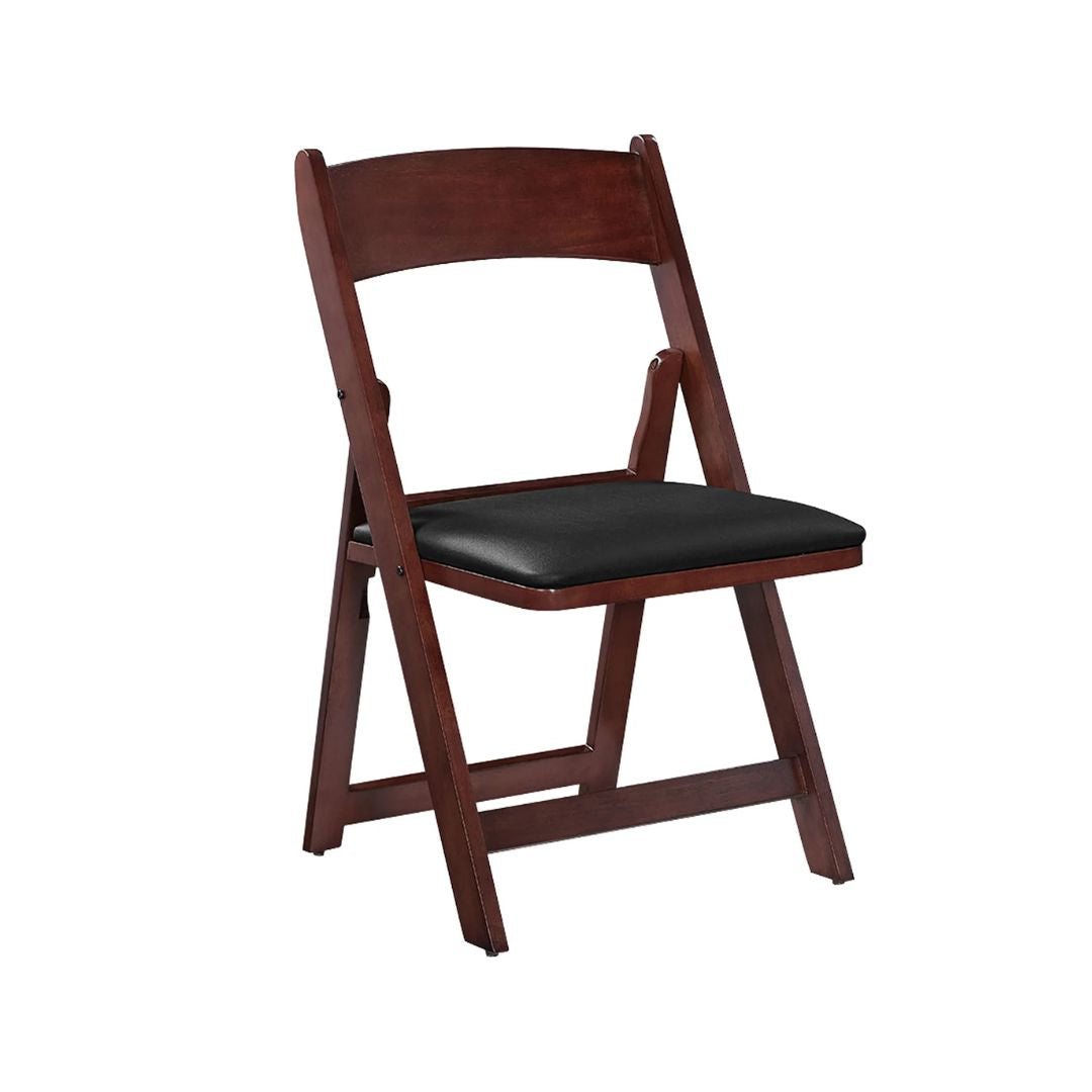 Poker Chair Set of 4 or 6 Folding Chairs - English Tudor