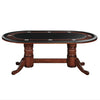 Poker Dining Table Atlantis, Oval, 10-Person - Chestnut