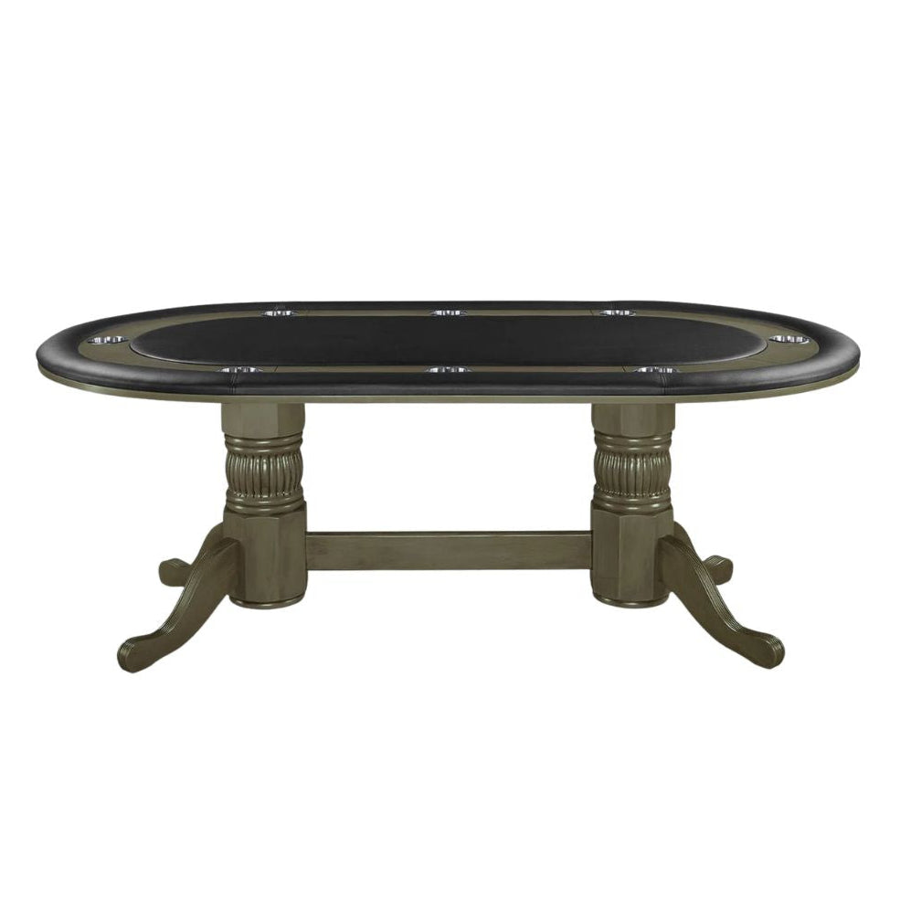 Poker Dining Table Atlantis, Oval, 10-Person - Slate Finish