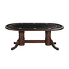 Poker Dining Table Atlantis, Oval, 10-Person - Cappuccino
