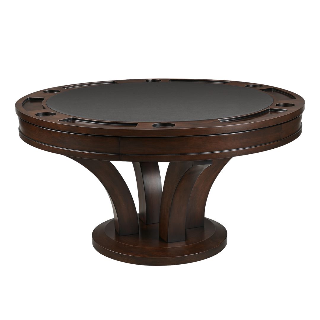 Poker Dining Table Hamilton, Round, 54", 6-Person