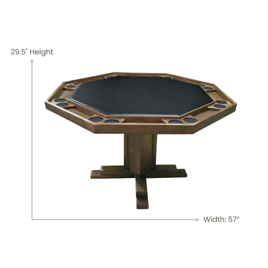 Poker Dining Table Mapleton, Octagonal, 57", 8-person, Maple