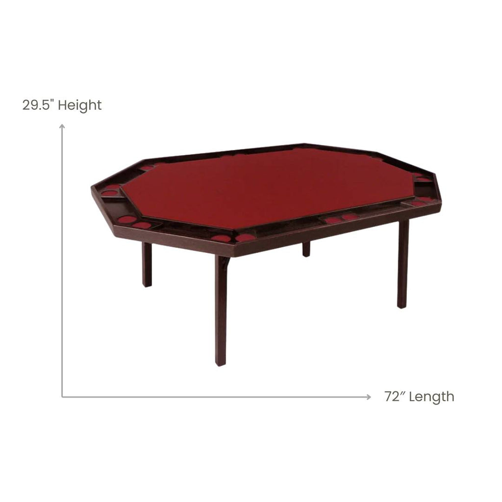 Poker Dining Table Oakridge, Octagonal, 72", 10-person, Oak