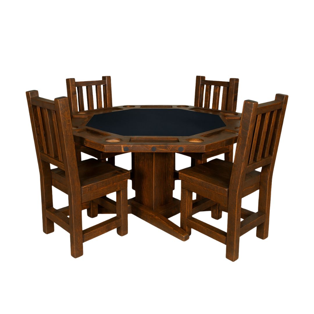 Poker Dining Table Barnsley, Octagon, 8-Person, 53"
