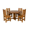 Poker Dining Table Barnsley, Octagon, 8-Person, 53" - Honey Pine Finish