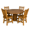 Poker Dining Table Ponderosa, Octagon, 8-Person, 53" - Honey Pine Finish