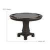 Poker Dining Table Nevada, Round, 48", 6-Person