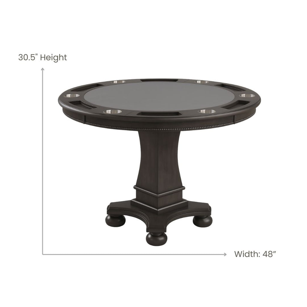 Poker Dining Table Nevada, Round, 48", 6-Person